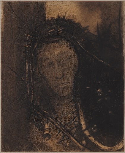 Head of Christ by Odilon Redon