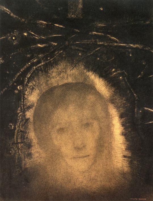 Head of Christ by Odilon Redon