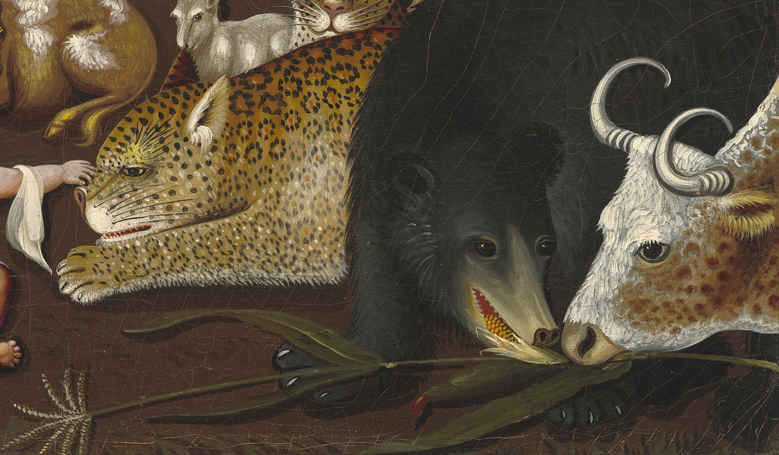 The Peaceable Kingdom (detail) by Edward Hicks