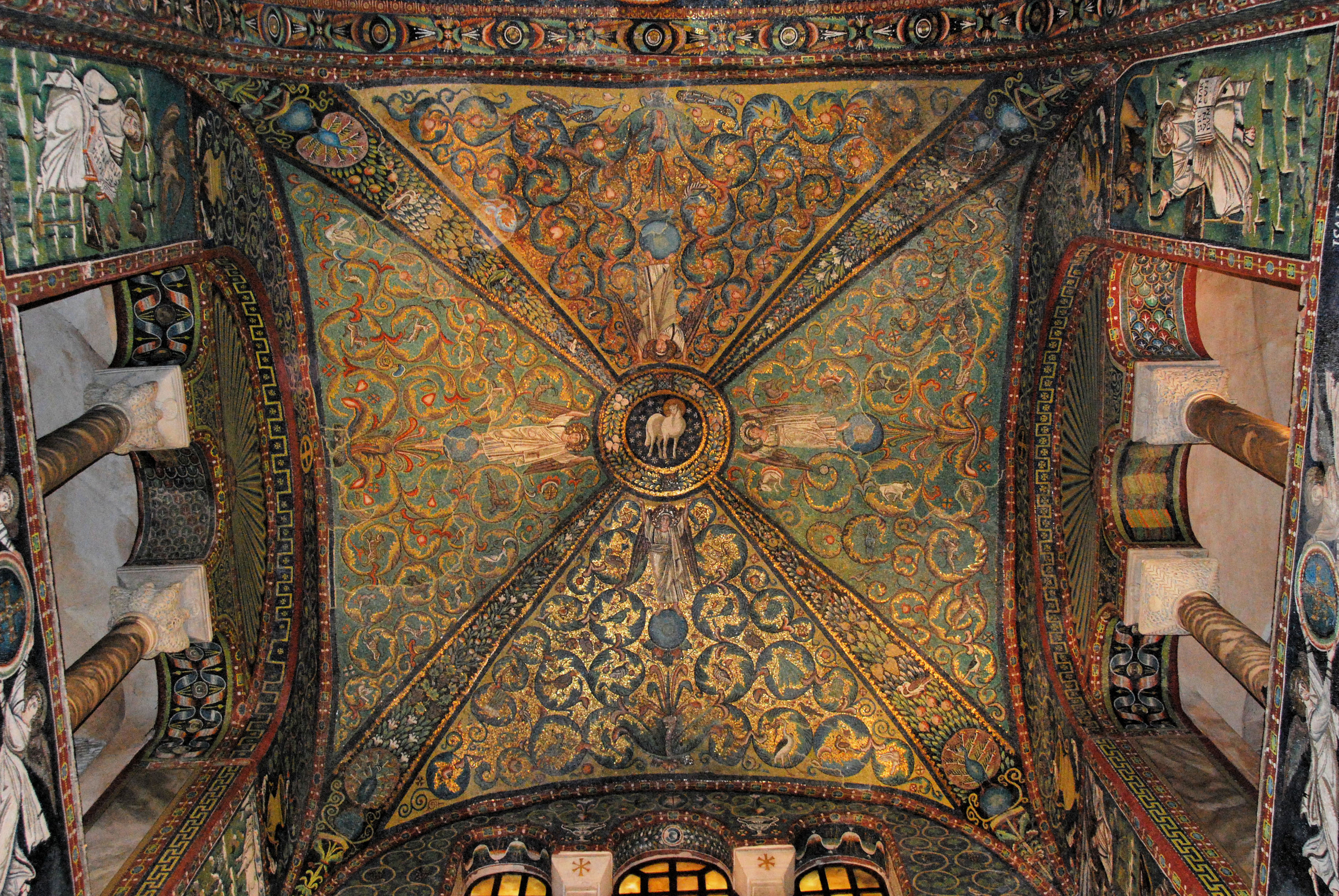 San Vitale mosaic ceiling