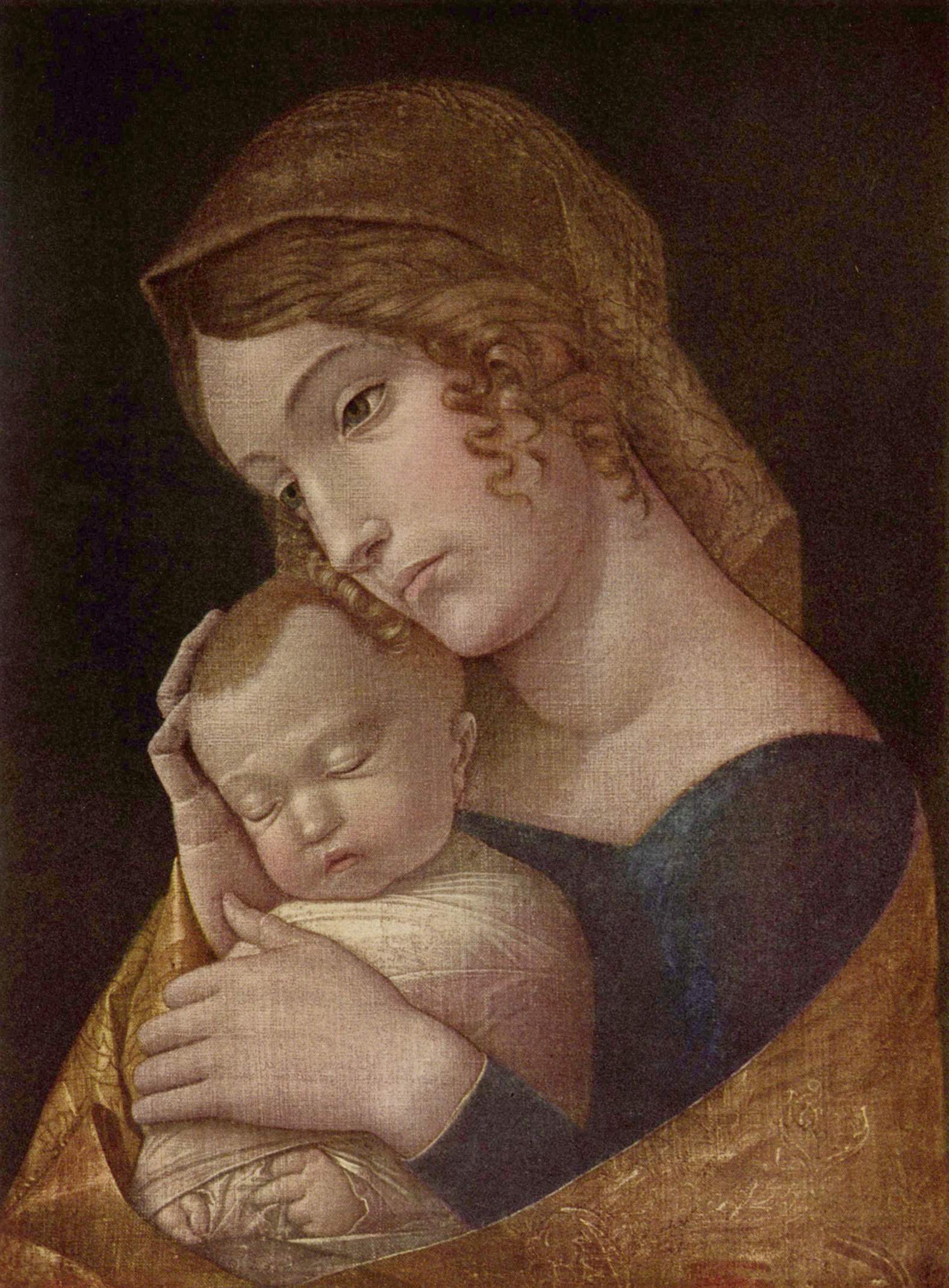 Mantegna, Andrea_Madonna with Sleeping Child