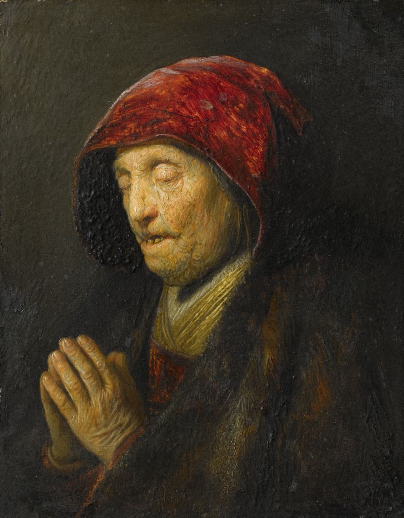 Rembrandt_Old Woman Praying