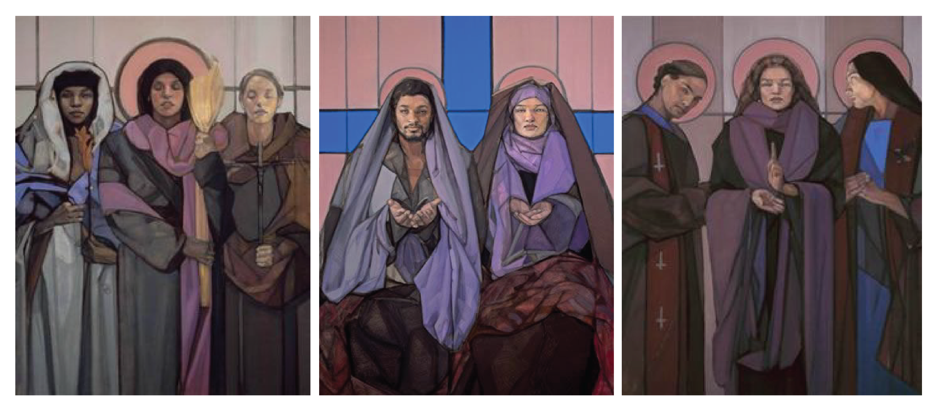 Mary Magdalene triptych (Janet McKenzie)