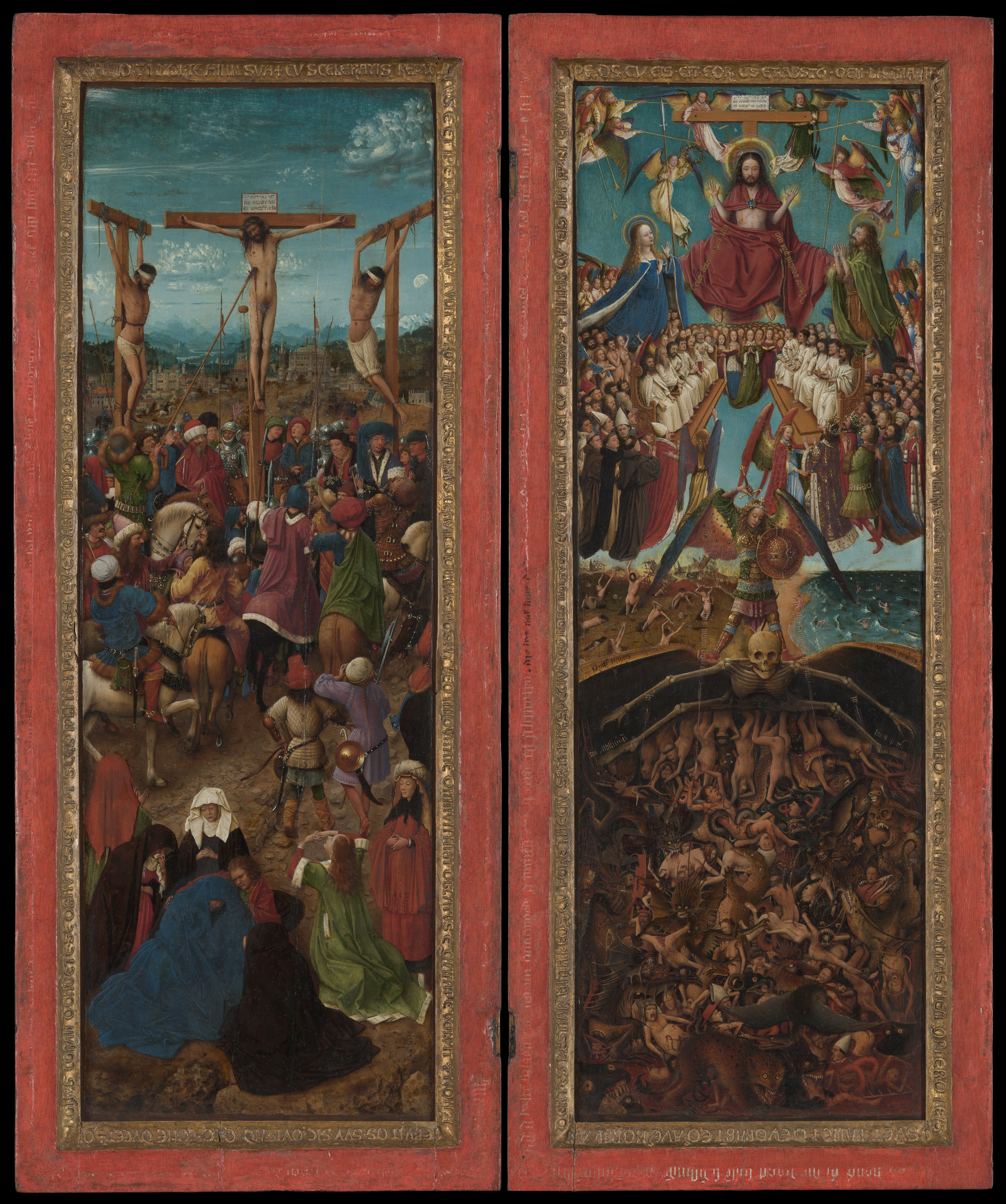 van Eyck, Jan_Crucifixion and Last Judgment