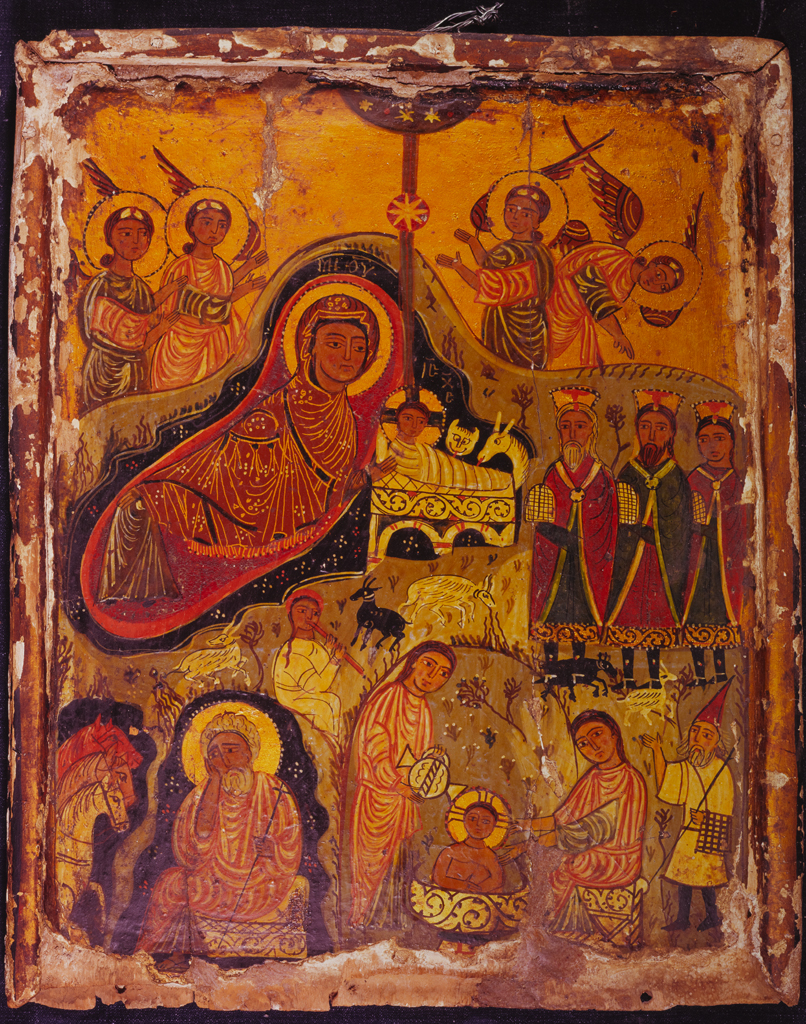 Coptic Nativity icon (St Catherine's)