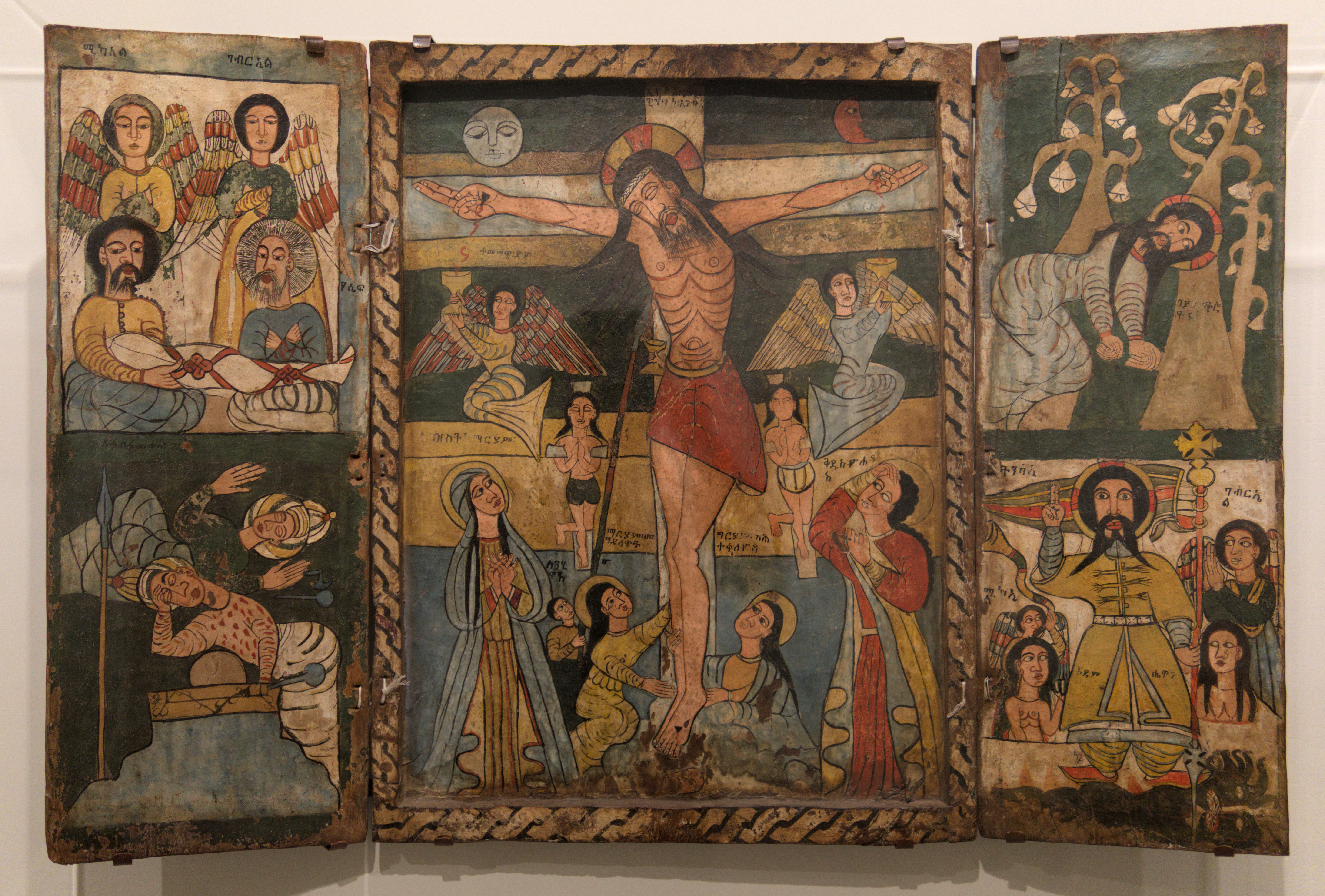 Crucifixion triptych