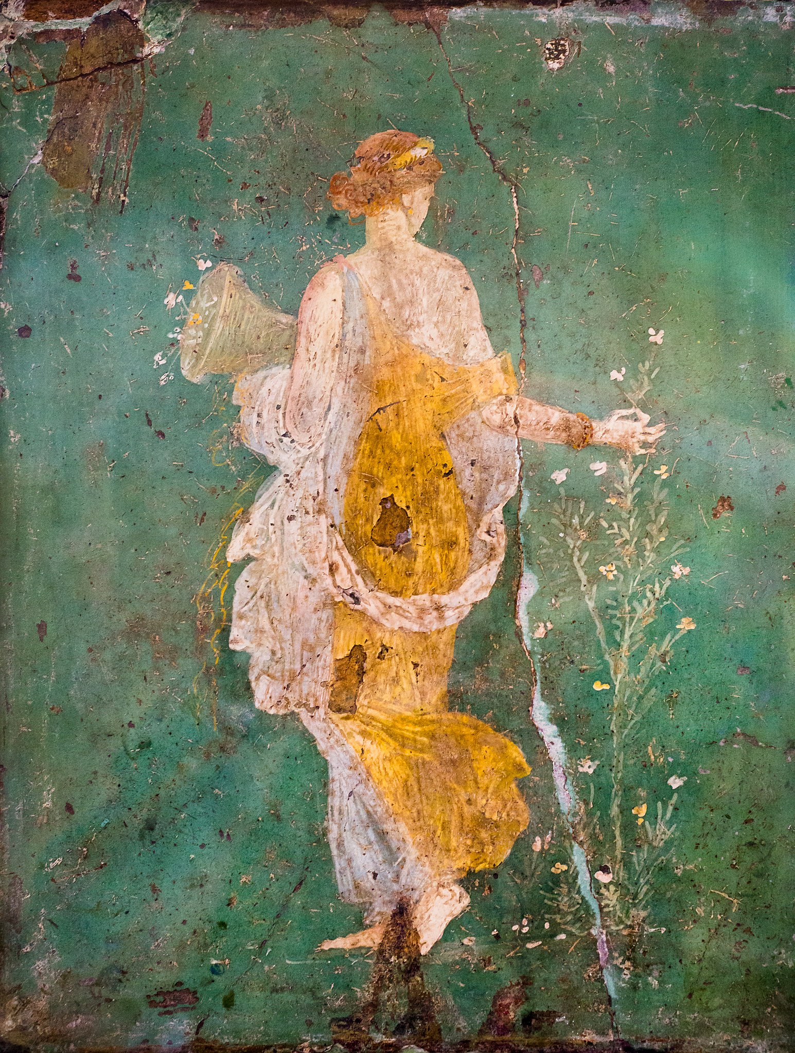 Woman gathering flowers (Stabiae)